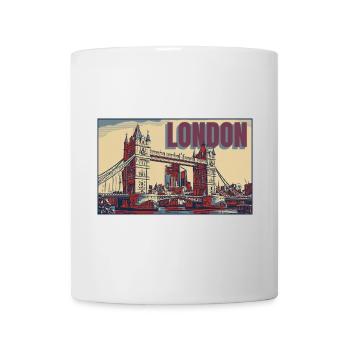 London Tower bridge skyline - Tasse - Weiß - Vorne