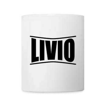 T-Shirt Name Livio T-Shirt Geschenkidee - Tasse - Weiß - Vorne