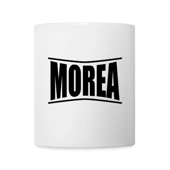 nom du t-shirt Morea idée cadeau t-shirt - Mug blanc - blanc - Devant