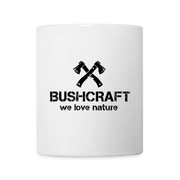 bushcraft logo survival Symbol Team nature love - Tasse - Weiß - Vorne