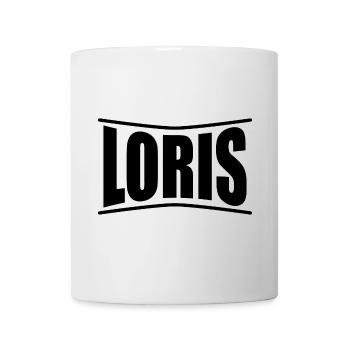 T-Shirt Name Loris T-Shirt Geschenkidee - Tasse - Weiß - Vorne