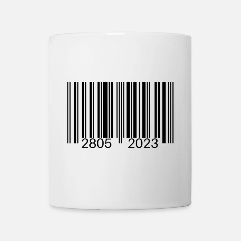 Barcode - Mug - white