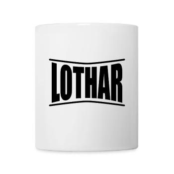 t-shirt name lothar t-shirt geschenkidee t-shirt - Tasse - Weiß - Vorne