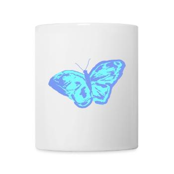 Schmetterling - Tasse - Weiß - Vorne