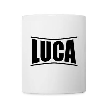 t-shirt name Luca t-shirt gift idea - Mug - white - Front