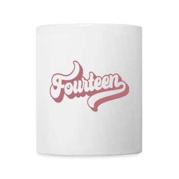 Fourteen 14th Birthday For Girls 14 Years Old - Mug - white - Front
