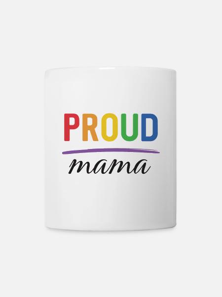 LGBT Proud Mama - Pride Month - Mug - white