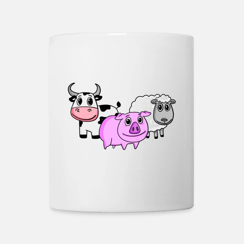 Animaux mignons - Mug blanc - blanc
