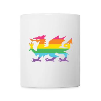 Pride Month LGBTQ - LGBTQ Walisischer Drache - Tasse - Weiß - Vorne