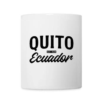 Quito Ecuador - Tasse - Weiß - Vorne