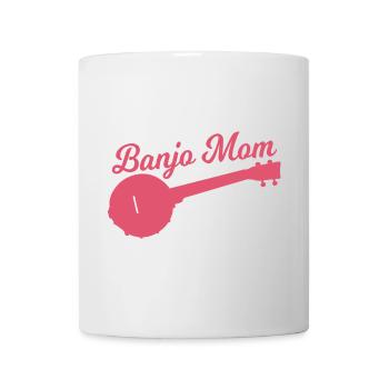 Banjospieler Mutter - Tasse - Weiß - Vorne