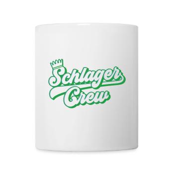 Schlager Crew | Farben änderbar - Tasse - Weiß - Vorne