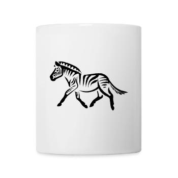 Zebra - Tasse - Weiß - Vorne
