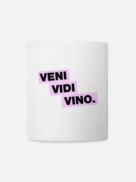 Veni Vidi Vino - Tasse - Weiß