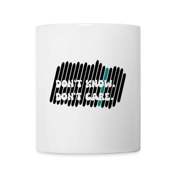 don't care - Tasse - Weiß - Vorne