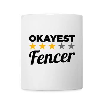Okayest fencer - Mug - white - Front