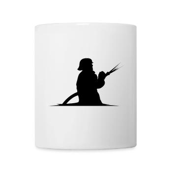 feuerwehrmann schlauch Feuerwehr Symbol Grafik - Tasse - Weiß - Vorne