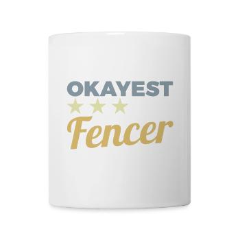 Durchschnittlicher Fechter - Tasse - Weiß - Vorne