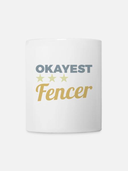 Durchschnittlicher Fechter - Tasse - Weiß