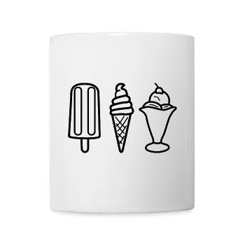 Wassereis - Tasse - Weiß - Vorne