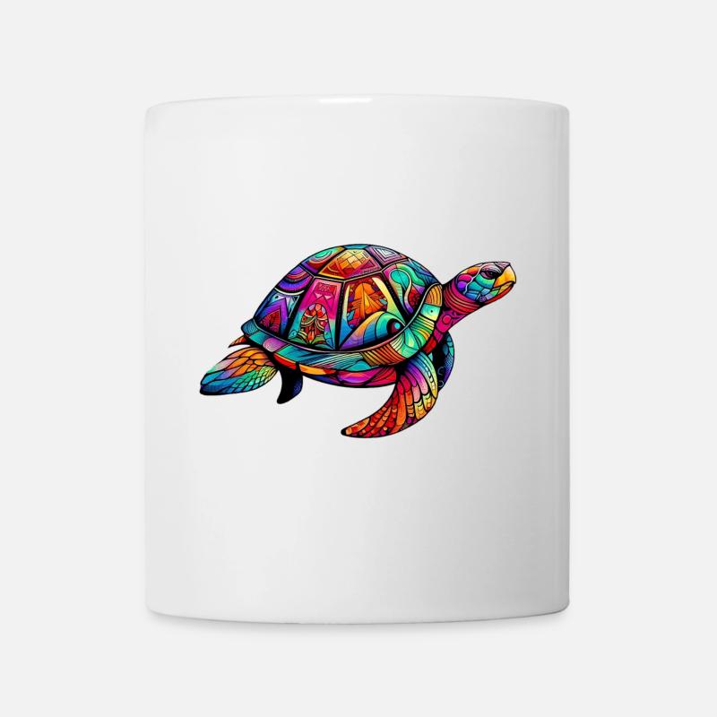 Meeresschildkröte - Tasse - Weiß