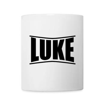 t-shirt Luke t-shirt idée cadeau - Mug blanc - blanc - Devant