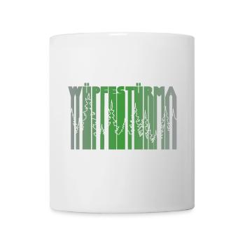 Wüpfestürma - Wipfelstürmer, Wald, Natur - Tasse - Weiß - Vorne