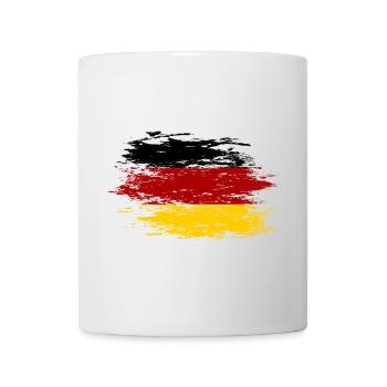 Drapeau de l’Allemagne utilisé - Mug blanc - blanc - Devant