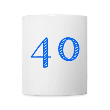 ANNIVERSARY. HAPPY BIRTHDAY. HAPPY BIRTHDAY. - Mug - white - Front