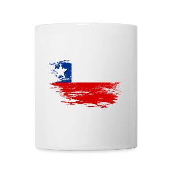 Chile Flagge used - Tasse - Weiß - Vorne