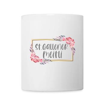 Schweiz St. Gallen Mädchen Heimat Geschenk - Tasse - Weiß - Vorne