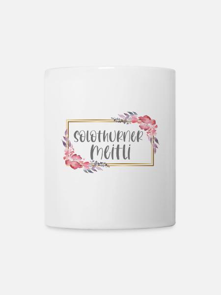 Schweiz Solothurn Mädchen Heimat Geschenk - Tasse - Weiß