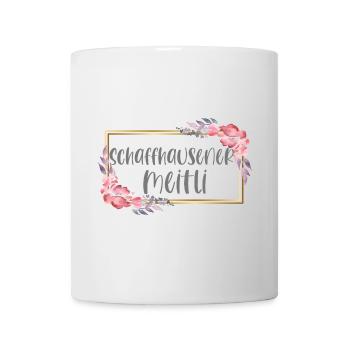 Schweiz Schaffhausen Mädchen Heimat Geschenk - Tasse - Weiß - Vorne