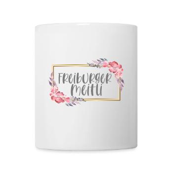 Schweiz Freiburg Mädchen Heimat Geschenk - Tasse - Weiß - Vorne