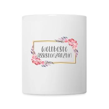 Assistenzärztin Ärztin Doktorin Beruf Geschenk - Tasse - Weiß - Vorne