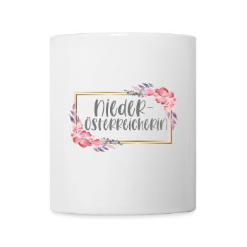 Niederösterreicherin Österreich Berge Mädchen - Tasse - Weiß - Vorne