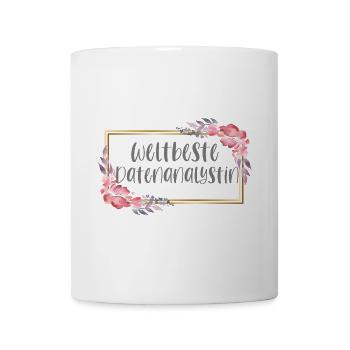 Datenanalystin Datenanalyse Geschenk - Tasse - Weiß - Vorne