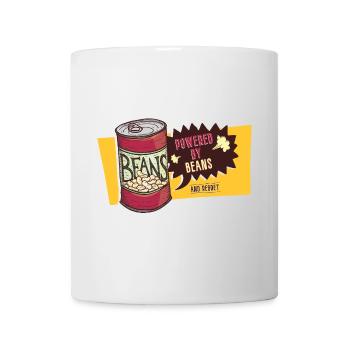 Propulsé Par Les Haricots Et Le Regret - Pet Péter Péter - Mug blanc - blanc - Devant