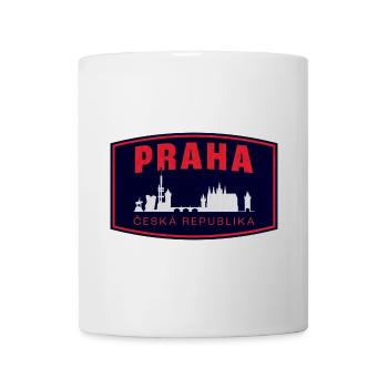 Praha Skyline Silhouette - Mug - white - Front