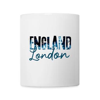 Imprimé de la silhouette nocturne de Londres - Mug blanc - blanc - Devant