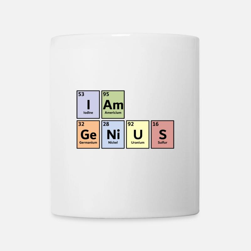 I am genius - Tasse - Weiß