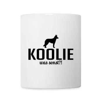Koolie was sonst Hunde Spruch Hund Wilsigns - Tasse - Weiß - Vorne