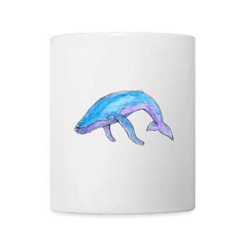 Buckelwal Aquarell - Tasse - Weiß - Vorne