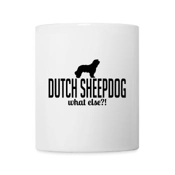 Chien de berger hollandais Quoi d’autre chiens dire Wilsigns - Mug blanc - blanc - Devant