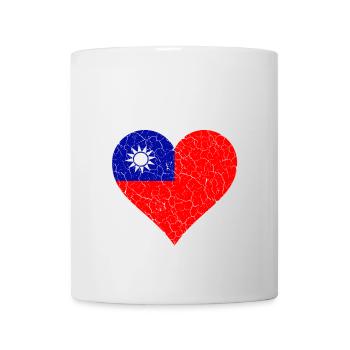 Taiwan Herz - Tasse - Weiß - Vorne