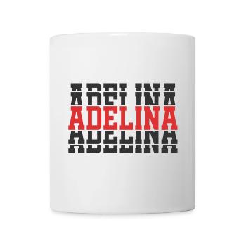Adelina t-shirt stacked text gift t-shirt - Mug - white - Front