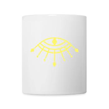 Yellow Eye of Horus - Mug - white - Front
