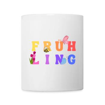 Frühling - Jahreszeit - Tasse - Weiß - Vorne