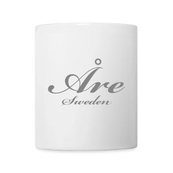 Åre, Suède - Mug blanc - blanc - Devant