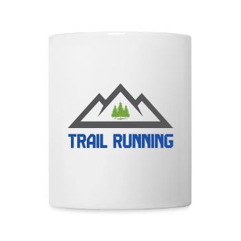 Trail Running - Mug - white - Front